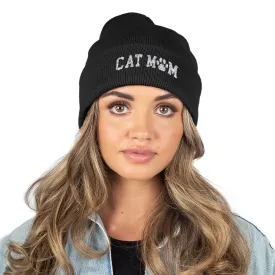 LBB3265 - Bling Cat Mom Beanie