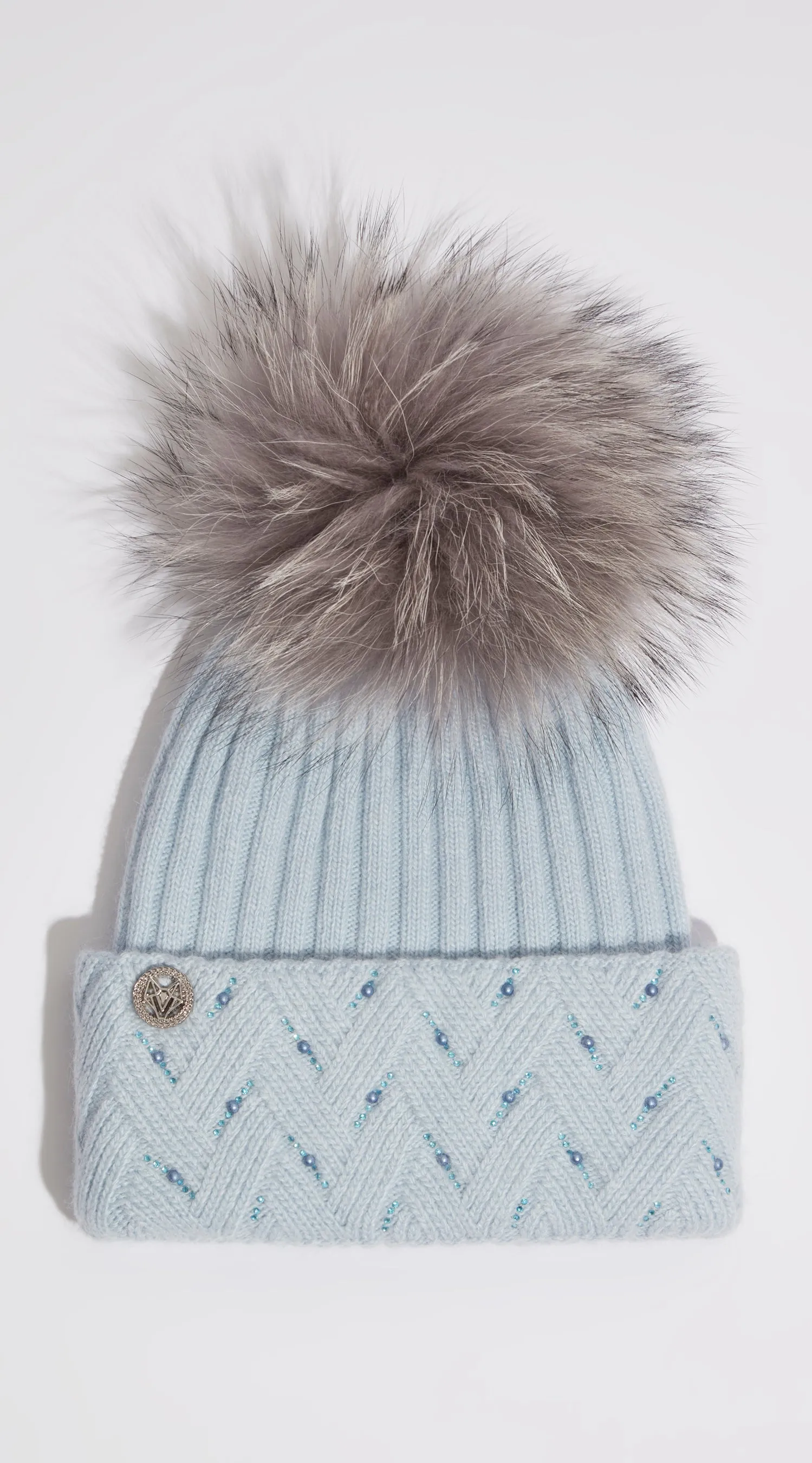 Lexa Pom Pom Hat - Blue