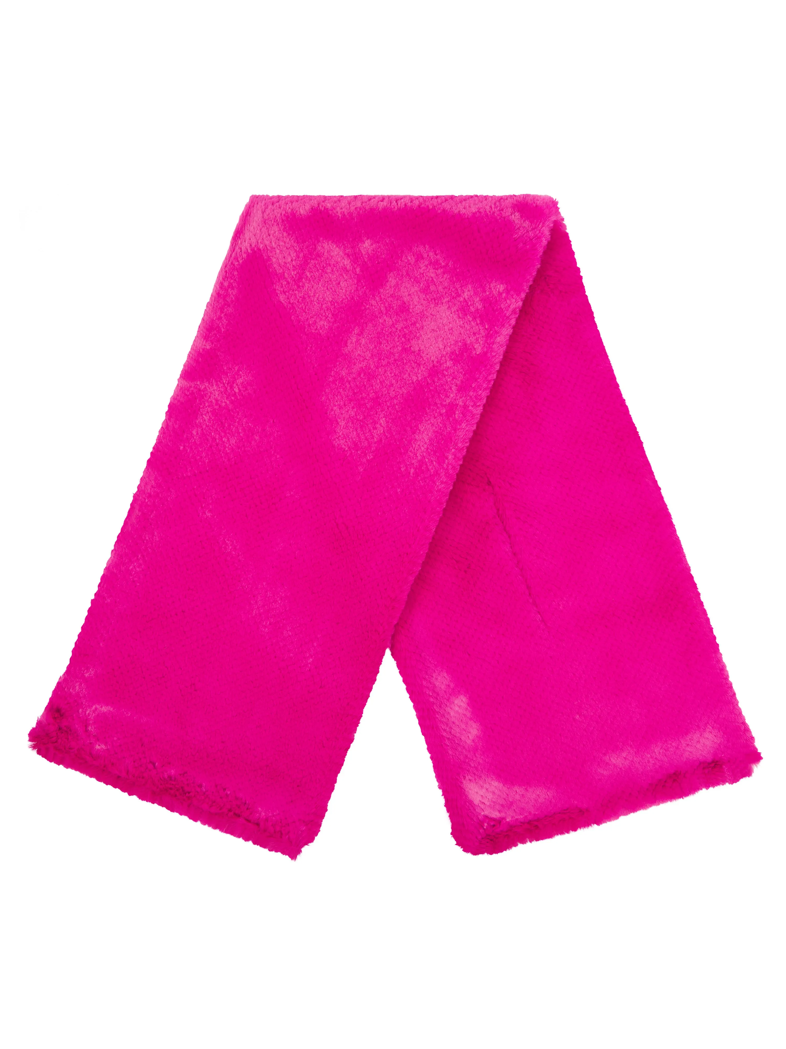 LEXINGTON SLOT THROUGH FAUX FUR SCARF-PINK