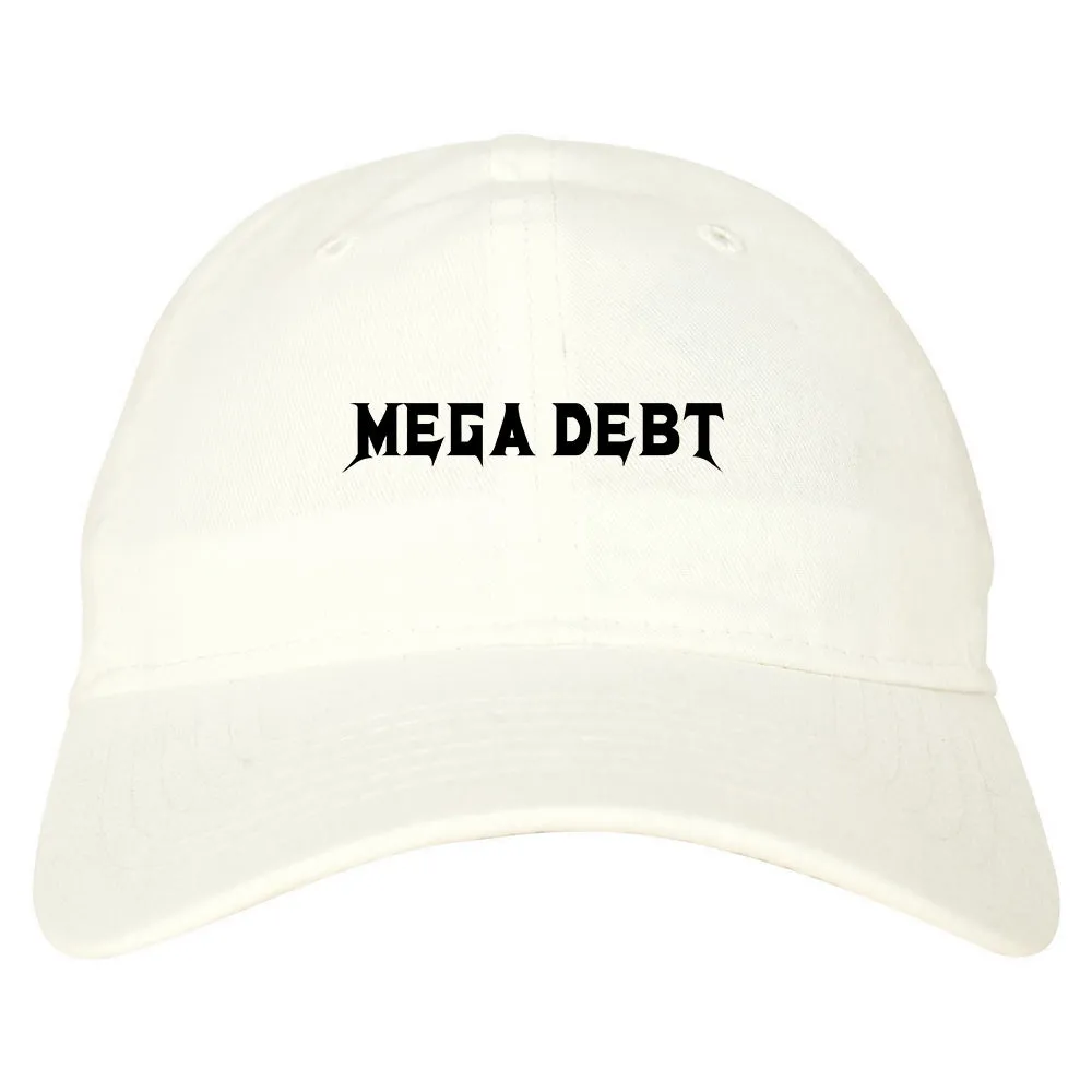 Mega Debt Funny Financial Mens Dad Hat