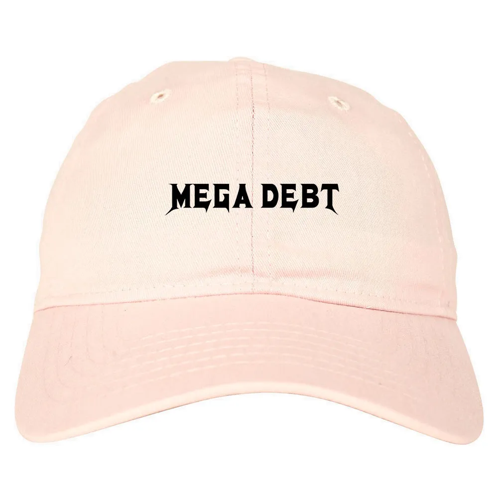 Mega Debt Funny Financial Mens Dad Hat