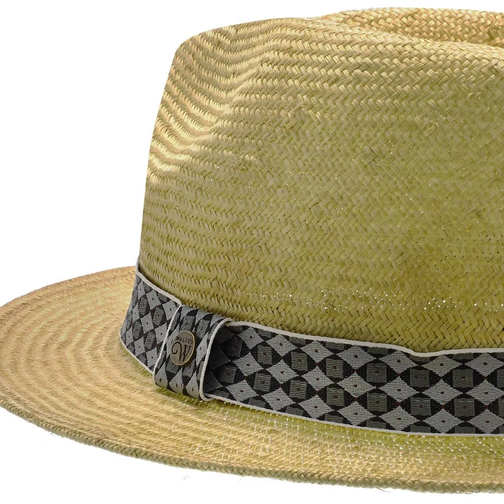 Midnight Luxe - Walrus Hats Sisal Straw Fedora Hat w/ Band