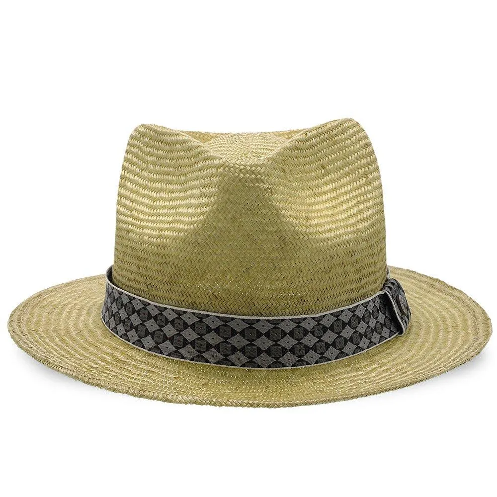 Midnight Luxe - Walrus Hats Sisal Straw Fedora Hat w/ Band