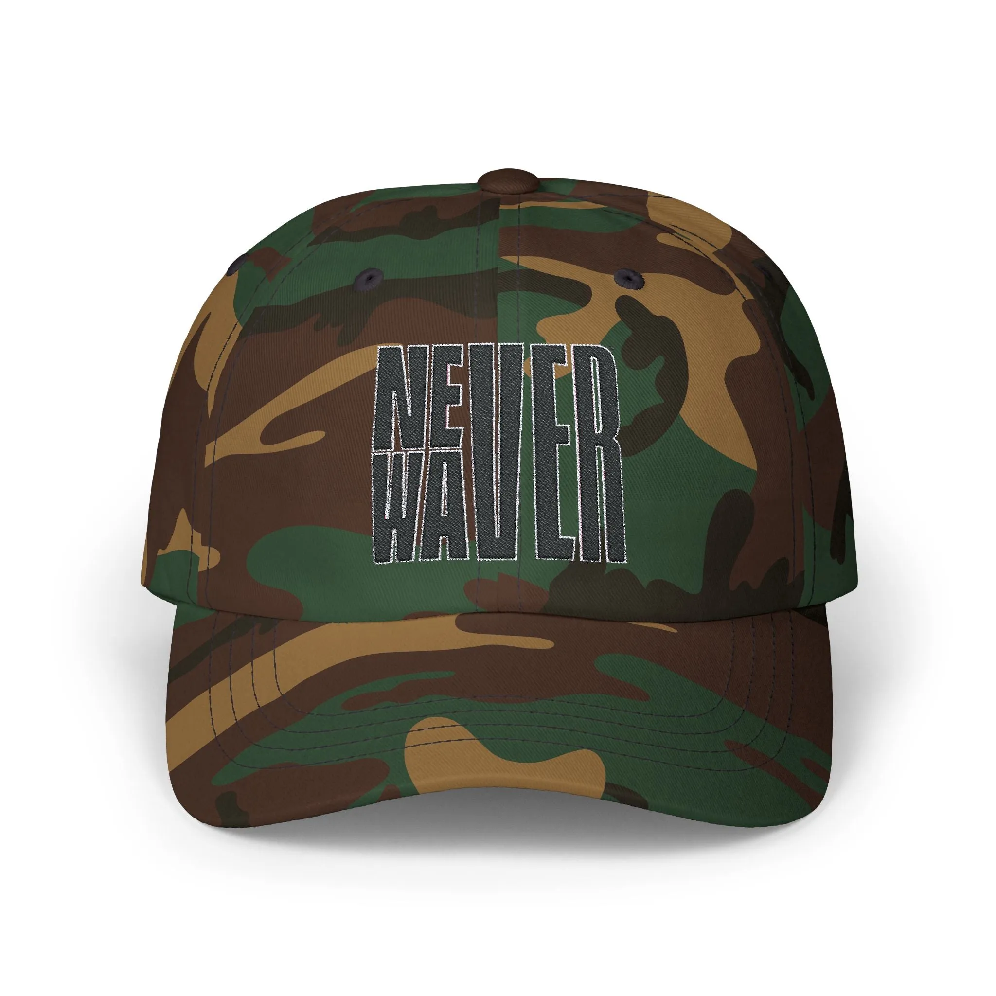 Never Waver Design - Classic Dad Cap