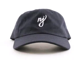 NJ Unconstructed Baseball Adjustable Dad Hat (Navy)