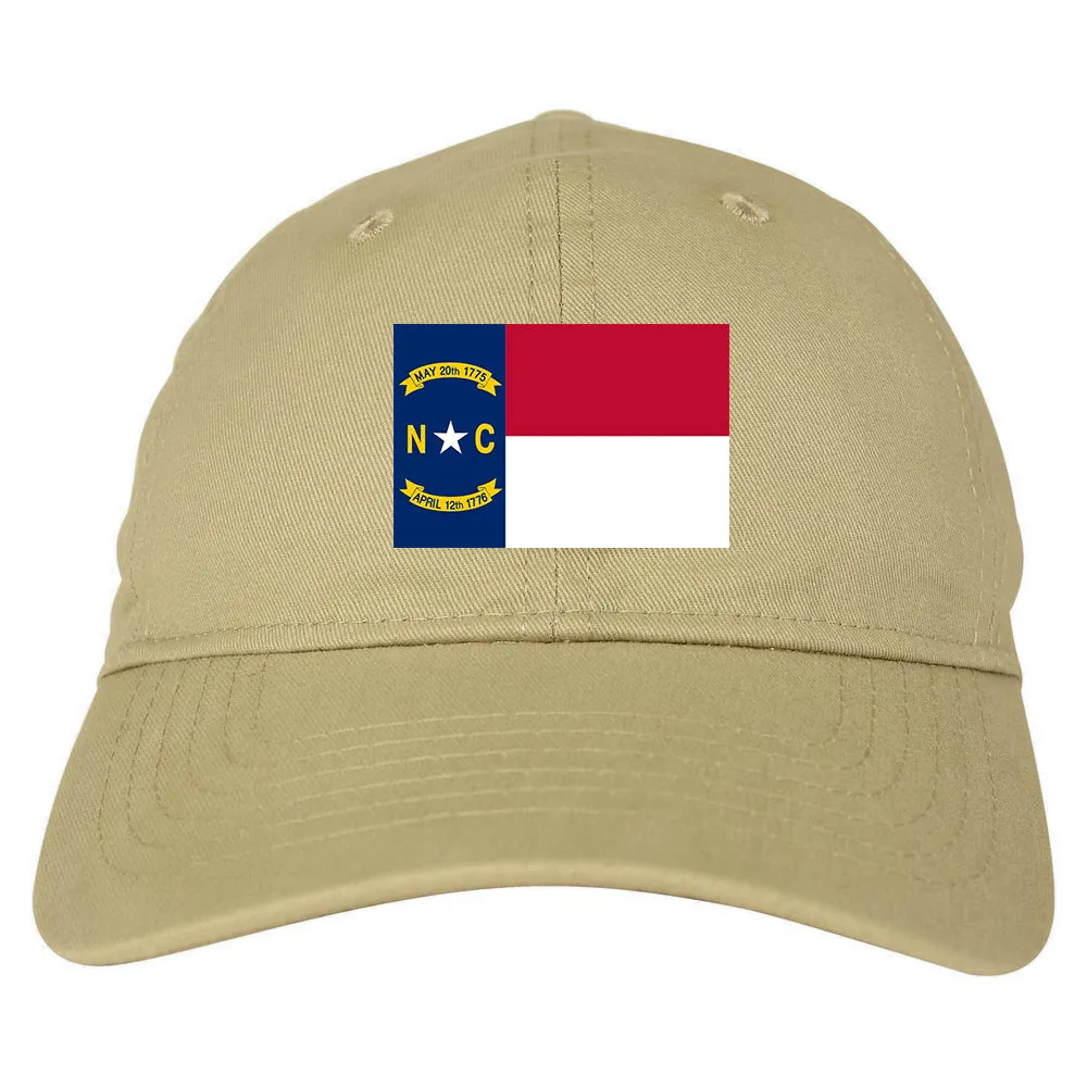 North Carolina State Flag NC Chest Mens Dad Hat