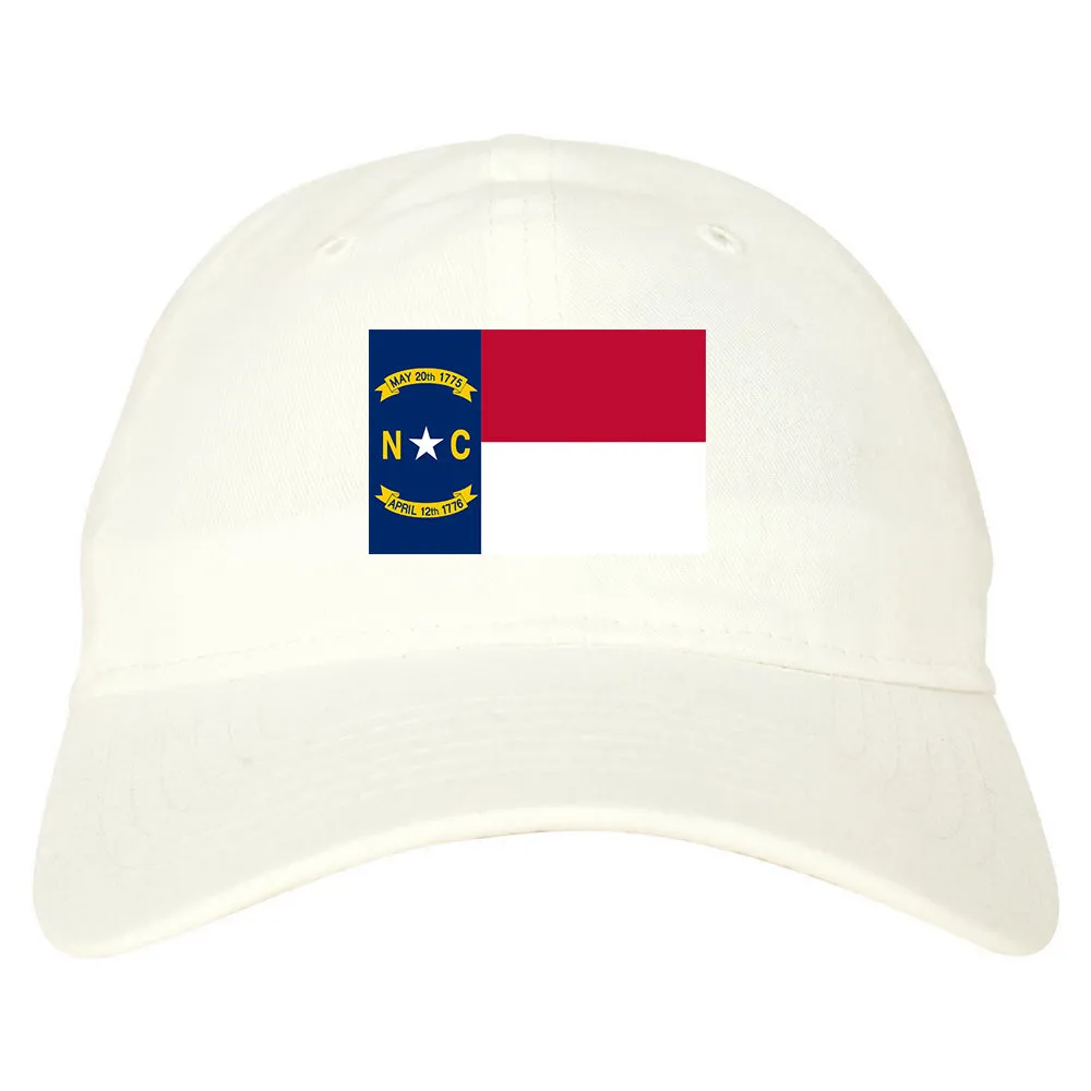 North Carolina State Flag NC Chest Mens Dad Hat