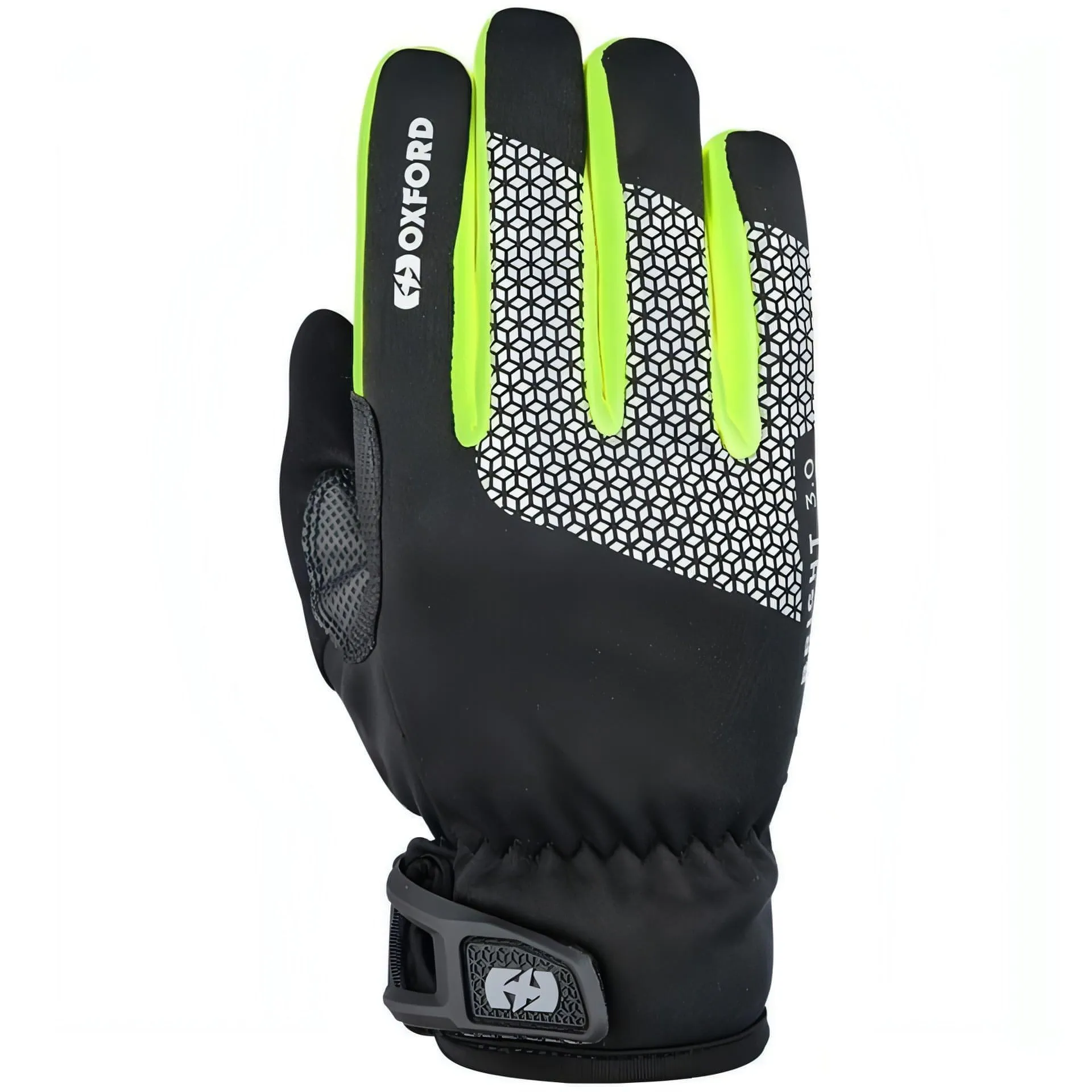 Oxford Bright 3.0 Full Finger Cycling Gloves - Black