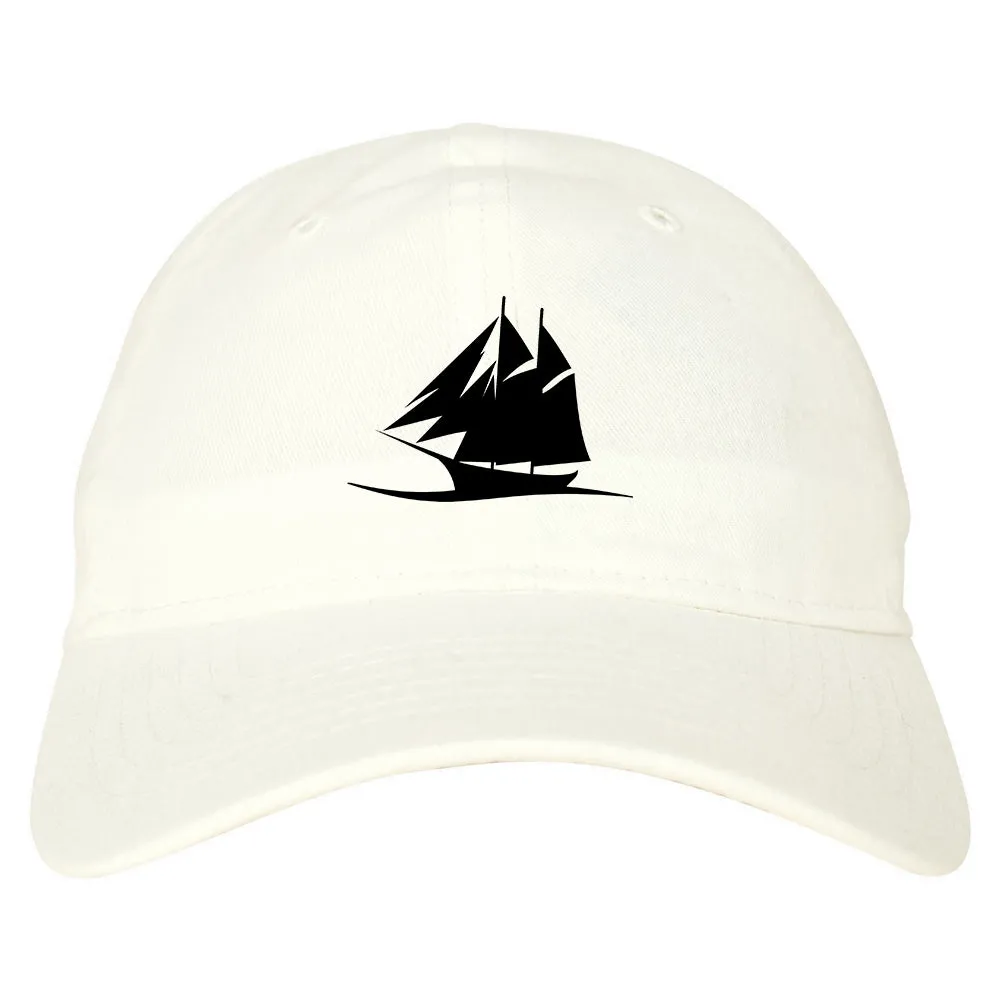 Pirate Ship Chest Mens Dad Hat Baseball Cap