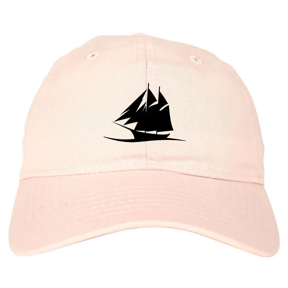 Pirate Ship Chest Mens Dad Hat Baseball Cap