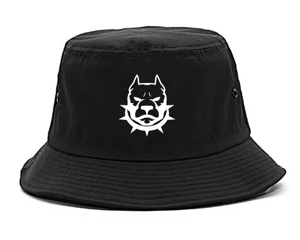 Pitbull Dad Mens Bucket Hat