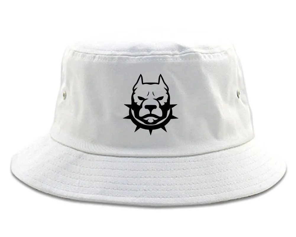 Pitbull Dad Mens Bucket Hat