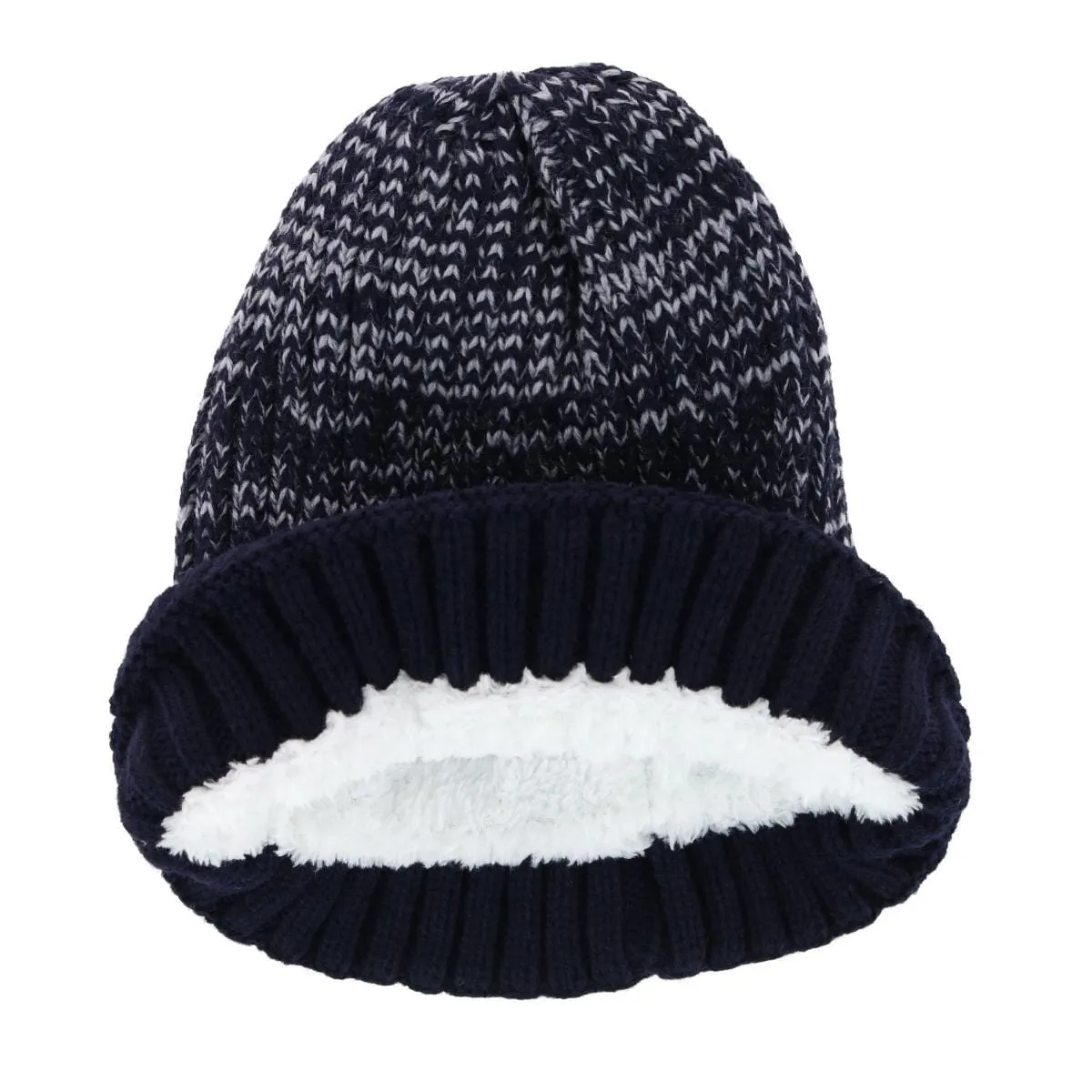 Polar Extreme Boy's Insulated Thermal Marled Knit Winter Cuff Beanie