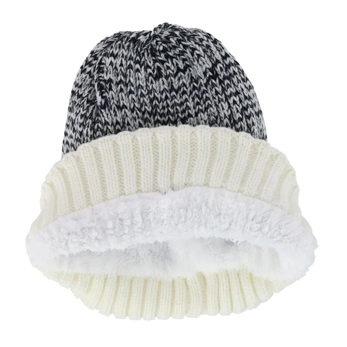 Polar Extreme Boy's Insulated Thermal Marled Knit Winter Cuff Beanie