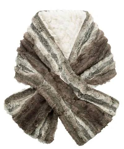 Pull-Thru Scarf -  Plush Faux fur in Willows Grove with Falkor - Sold Out!