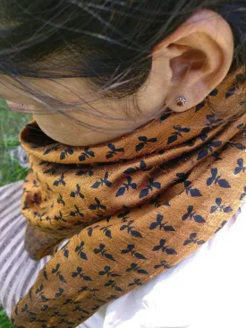 Pure Raw Silk Shawl