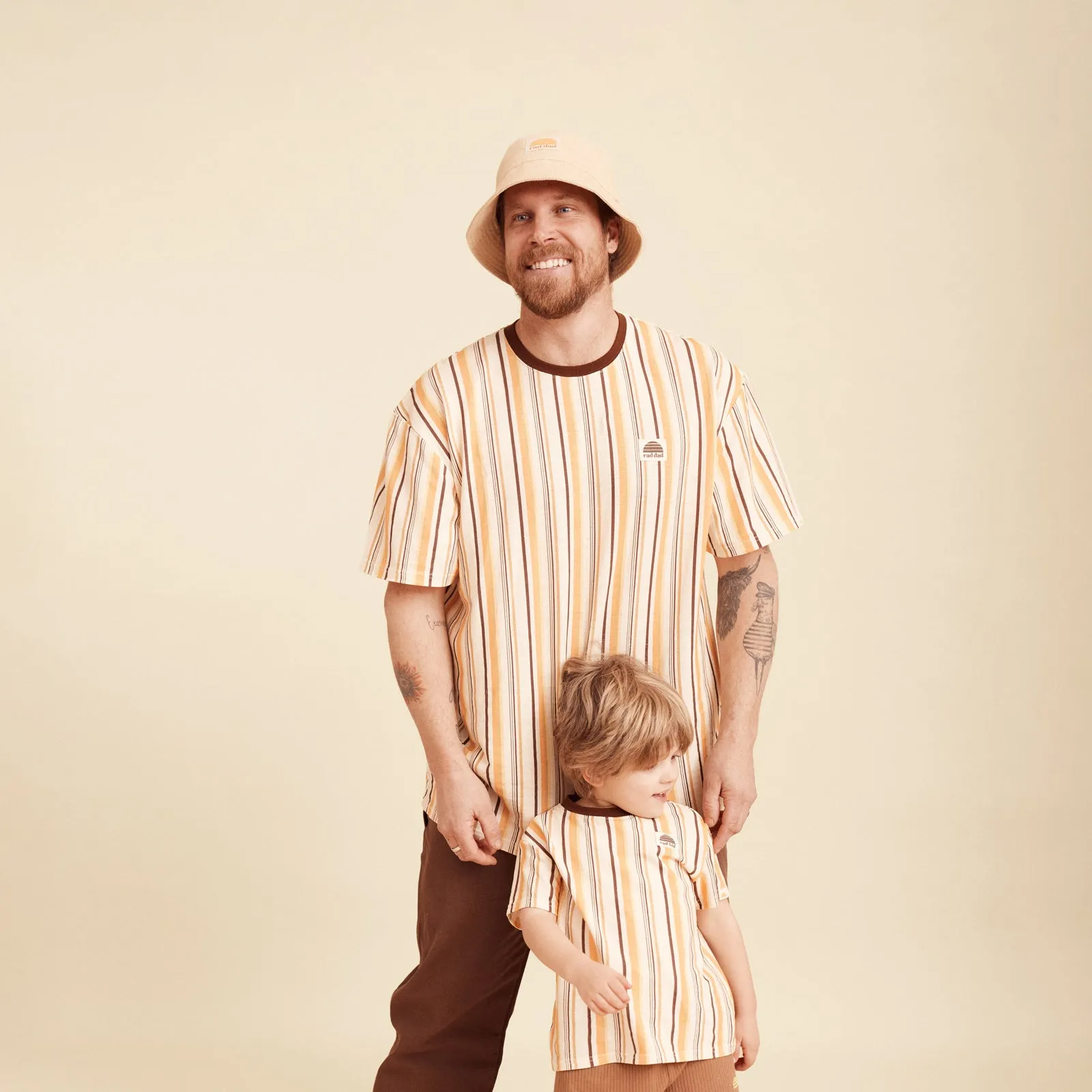 Rad Dad Cord Bucket Hat - Sand