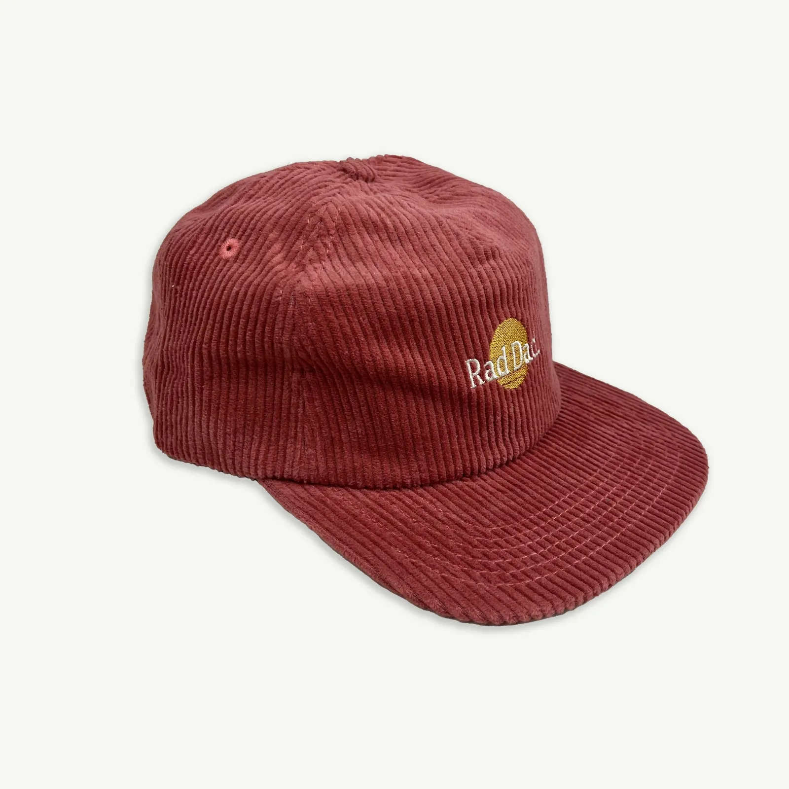 Rad Dad Pinch Front Cord Cap - Eco Red