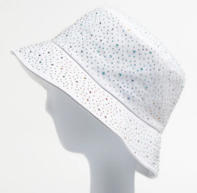 Rhinestone Encrusted Bucket Hat