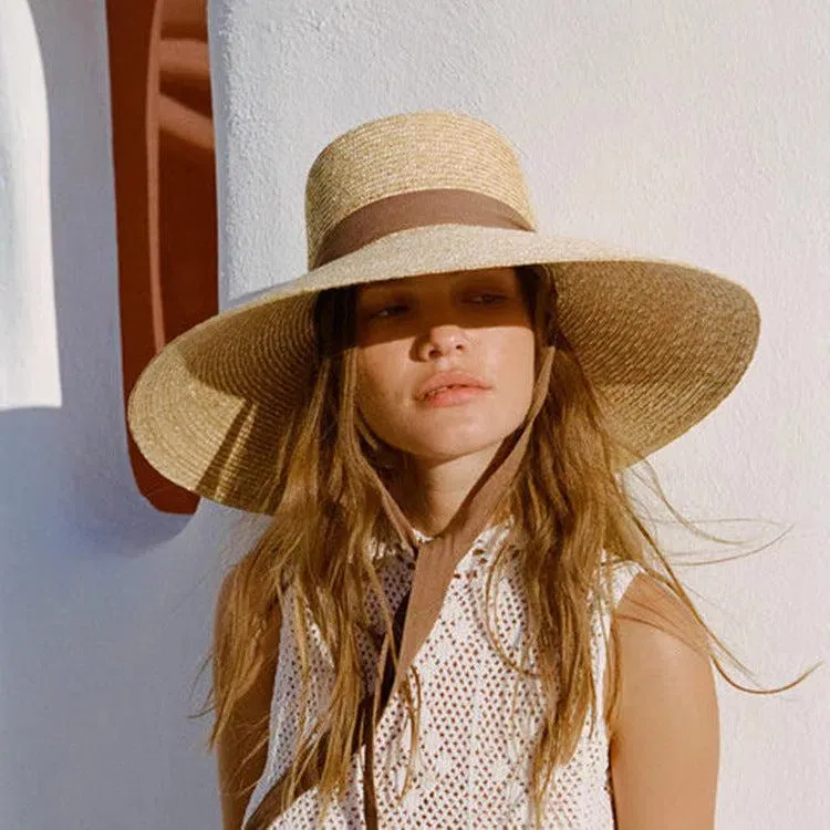 Soleia – Wide-brim straw – Summer straw hat