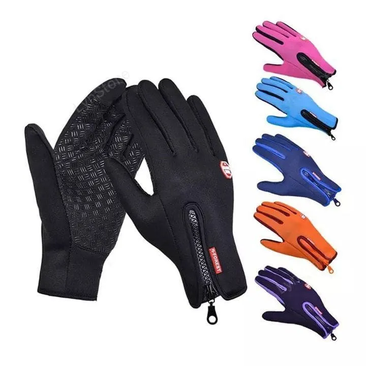 Unisex Waterproof Non-Slip Touchscreen Fleece Gloves