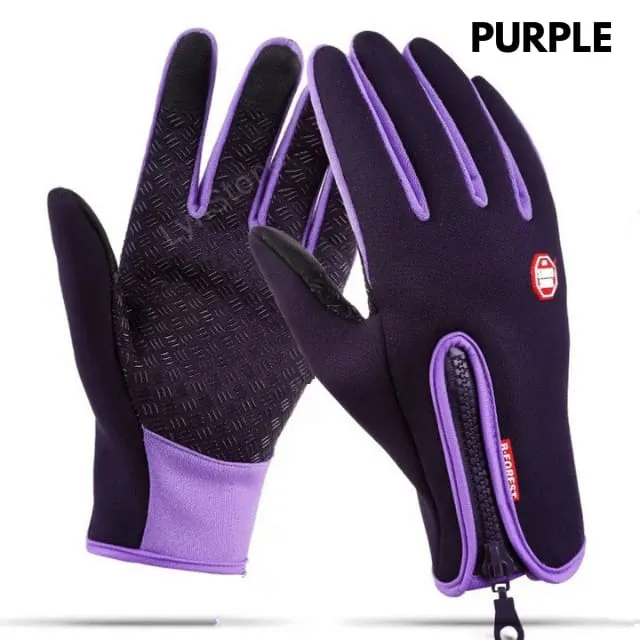 Unisex Waterproof Non-Slip Touchscreen Fleece Gloves