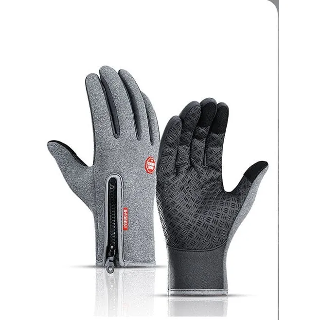 Unisex Waterproof Non-Slip Touchscreen Fleece Gloves