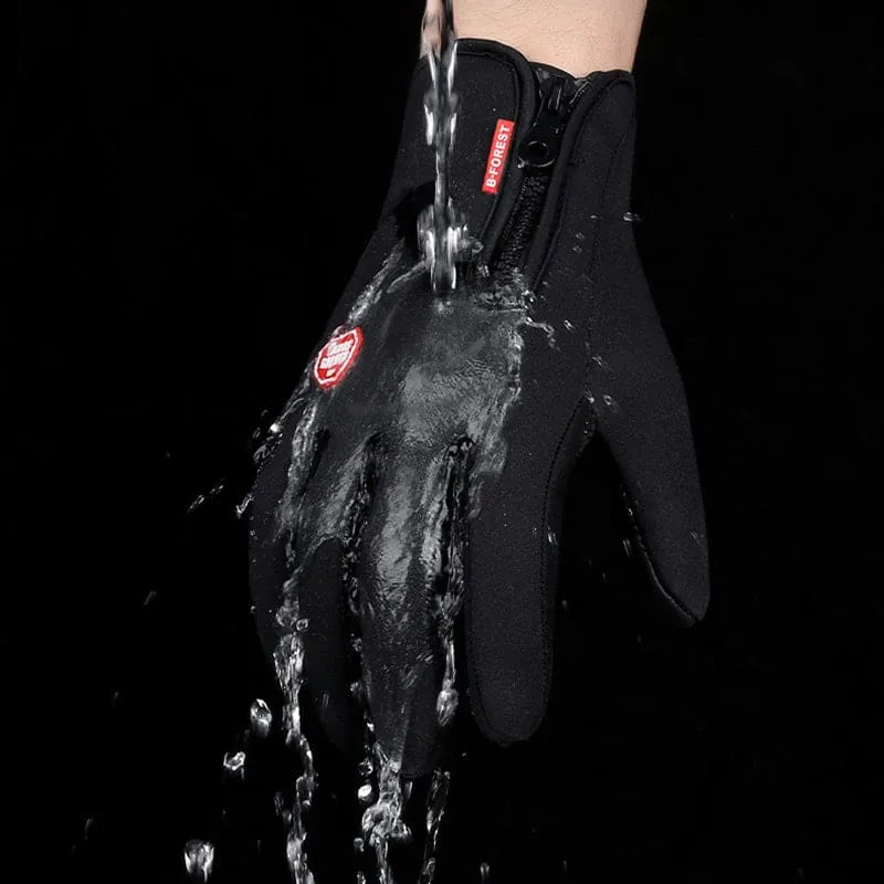 Unisex Waterproof Non-Slip Touchscreen Fleece Gloves