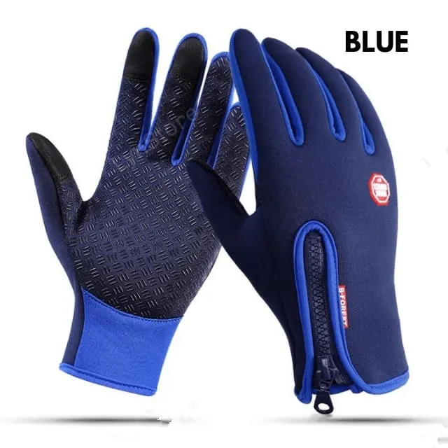 Unisex Waterproof Non-Slip Touchscreen Fleece Gloves