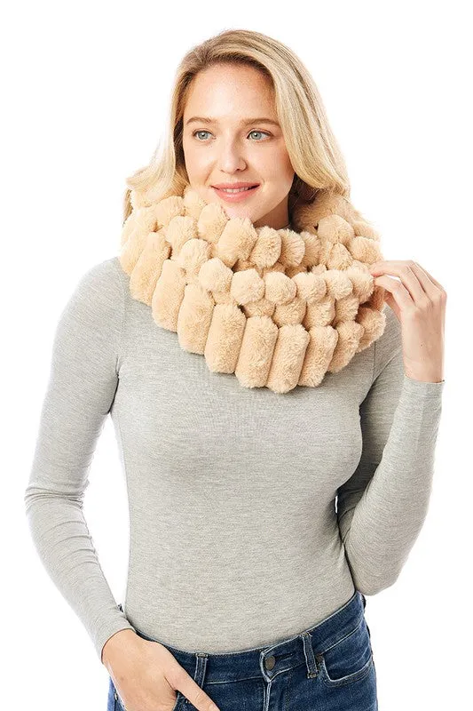 Women's Soft Faux Fur Infinity Scarf