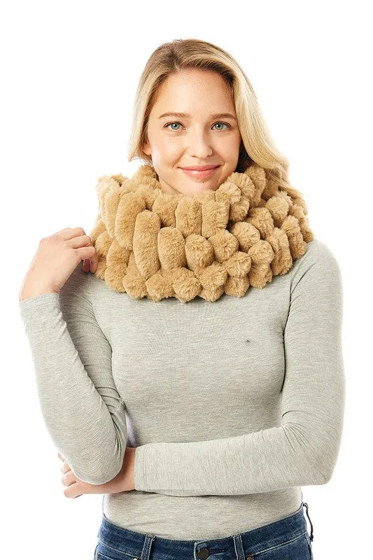 Women's Soft Faux Fur Infinity Scarf