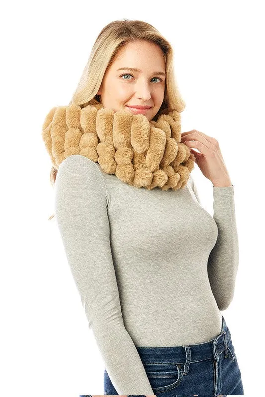 Women's Soft Faux Fur Infinity Scarf