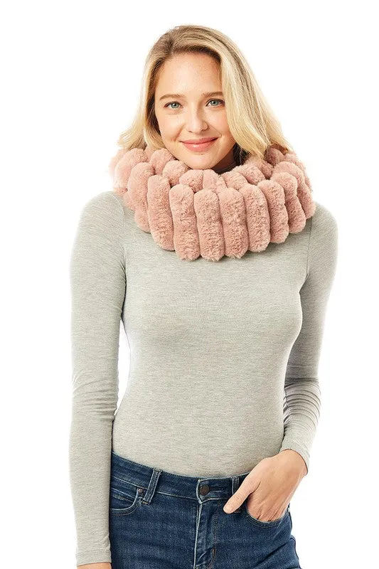 Women's Soft Faux Fur Infinity Scarf