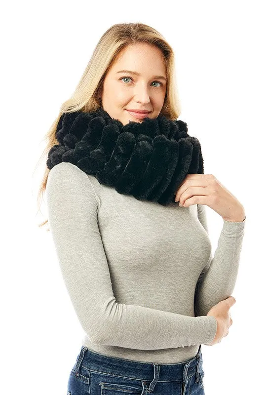 Women's Soft Faux Fur Infinity Scarf