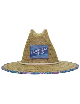 Youth - Boys Cabo Straw Hat Malibu Wave